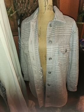 Joie Tan Plaid Button-Front Jacket